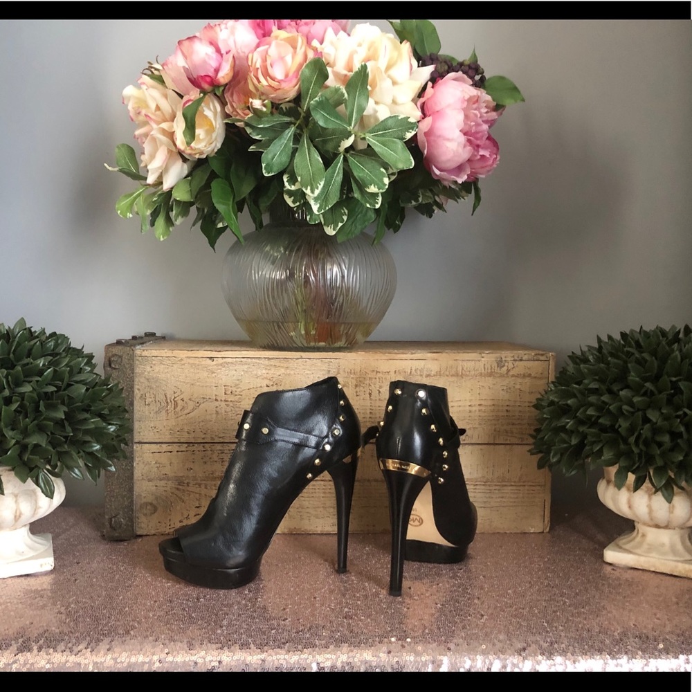 MK Open Toe Stiletto Pump